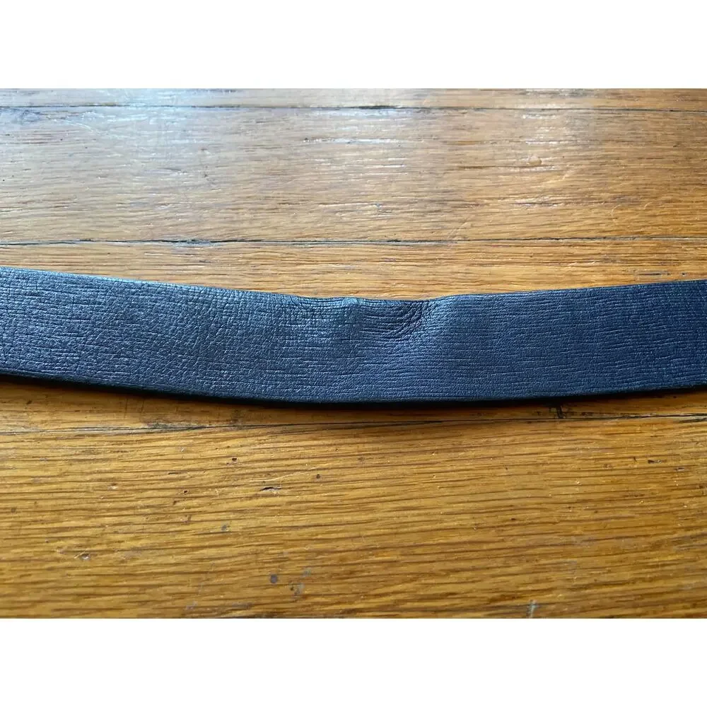 VELEZ Blue Leather Belt Mens sz 38